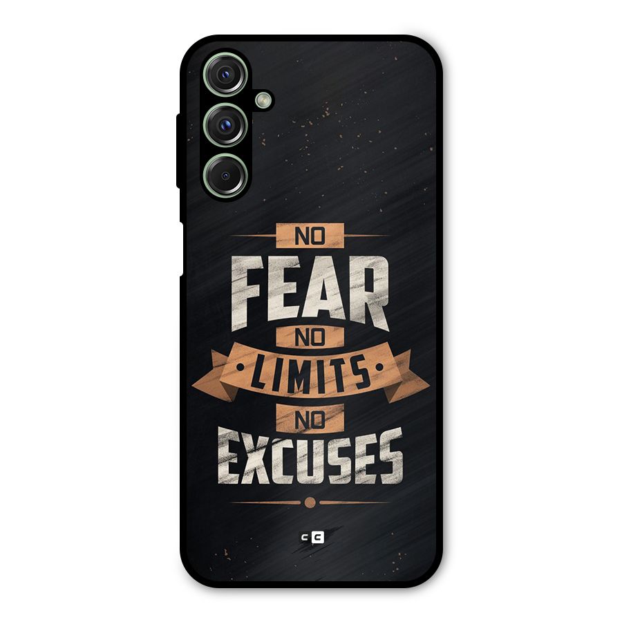 No Excuse Metal Back Case for Galaxy F34