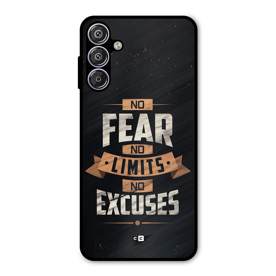 No Excuse Metal Back Case for Galaxy M15