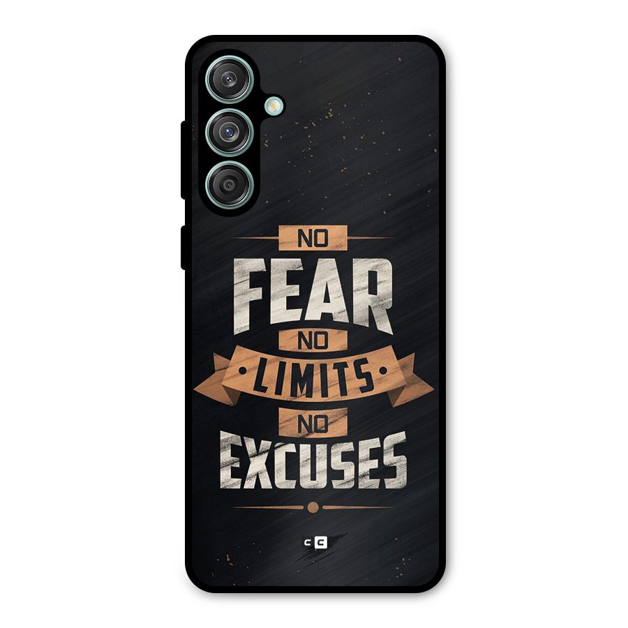 No Excuse Metal Back Case for Galaxy M55 5G
