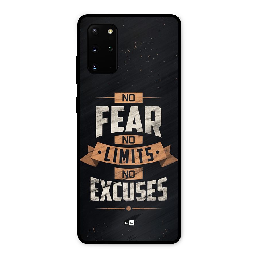 No Excuse Metal Back Case for Galaxy S20 Plus