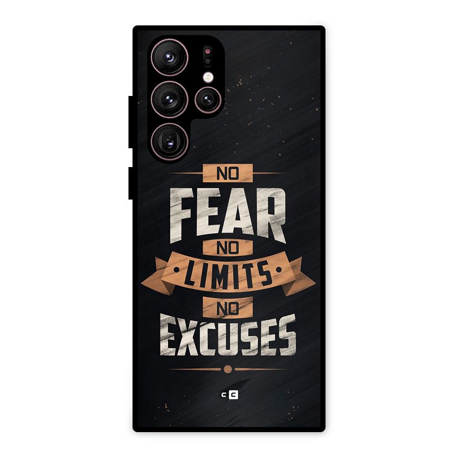 No Excuse Metal Back Case for Galaxy S22 Ultra 5G