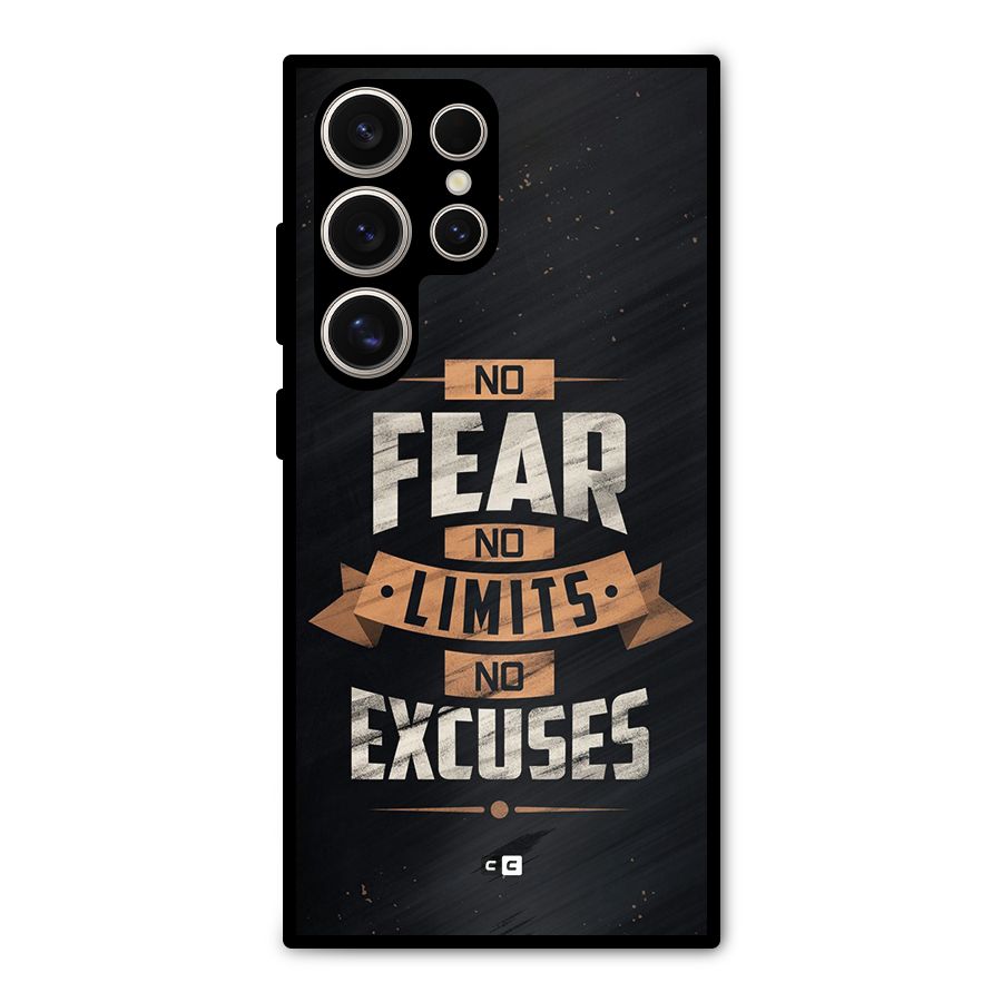No Excuse Metal Back Case for Galaxy S24 Ultra