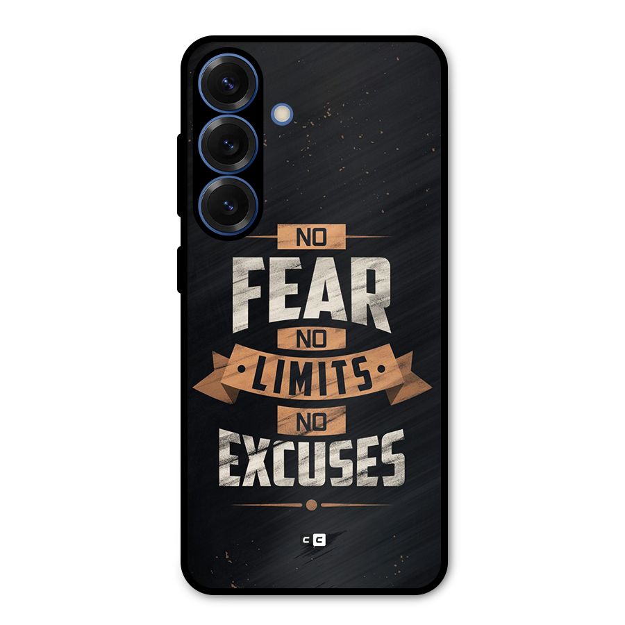 No Excuse Metal Back Case for Galaxy S25