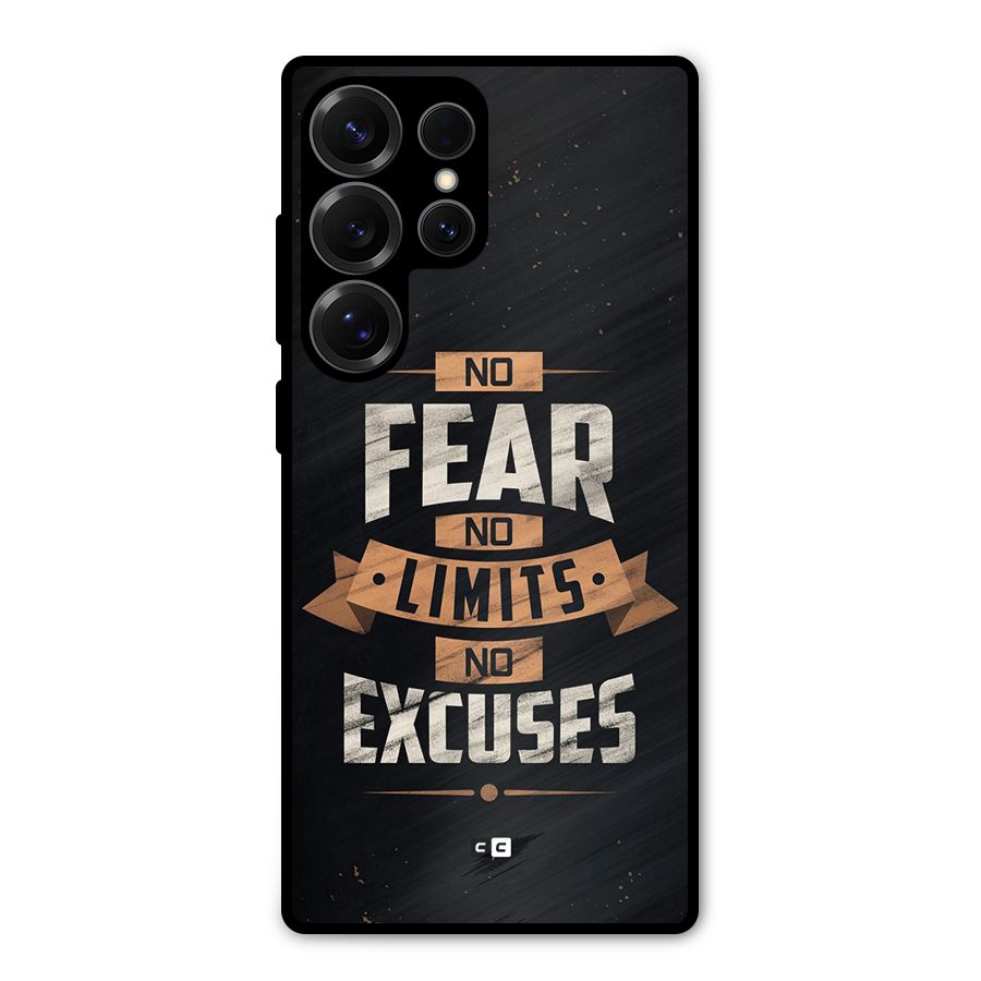 No Excuse Metal Back Case for Galaxy S25 Ultra
