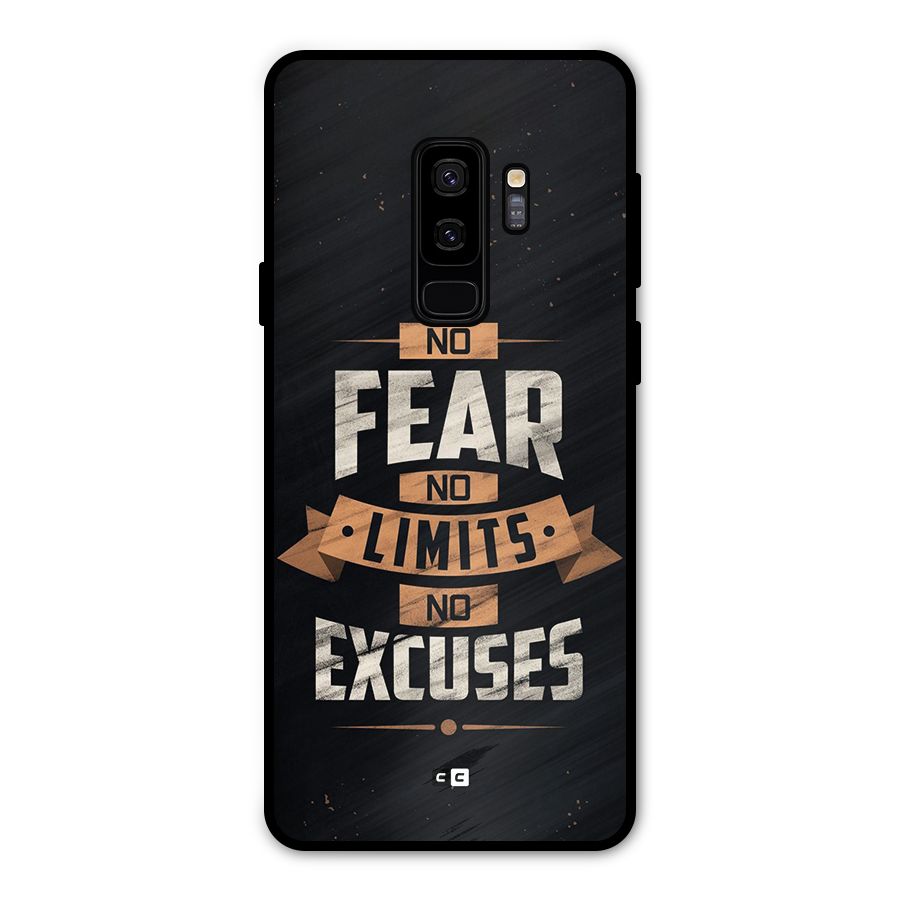 No Excuse Metal Back Case for Galaxy S9 Plus
