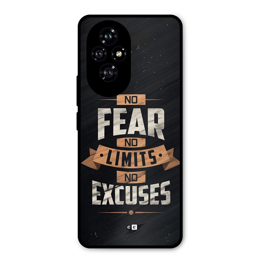 No Excuse Metal Back Case for Honor 200