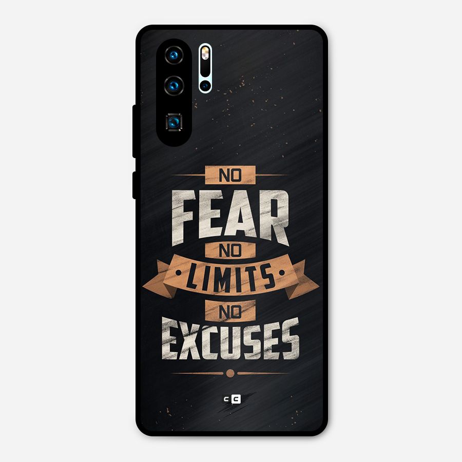 No Excuse Metal Back Case for Huawei P30 Pro