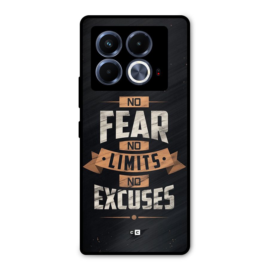 No Excuse Metal Back Case for Infinix Note 40 5G