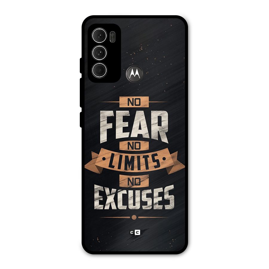 No Excuse Metal Back Case for Moto G60