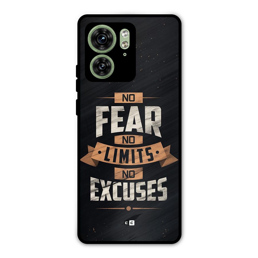 No Excuse Metal Back Case for Motorola Edge 40 5G