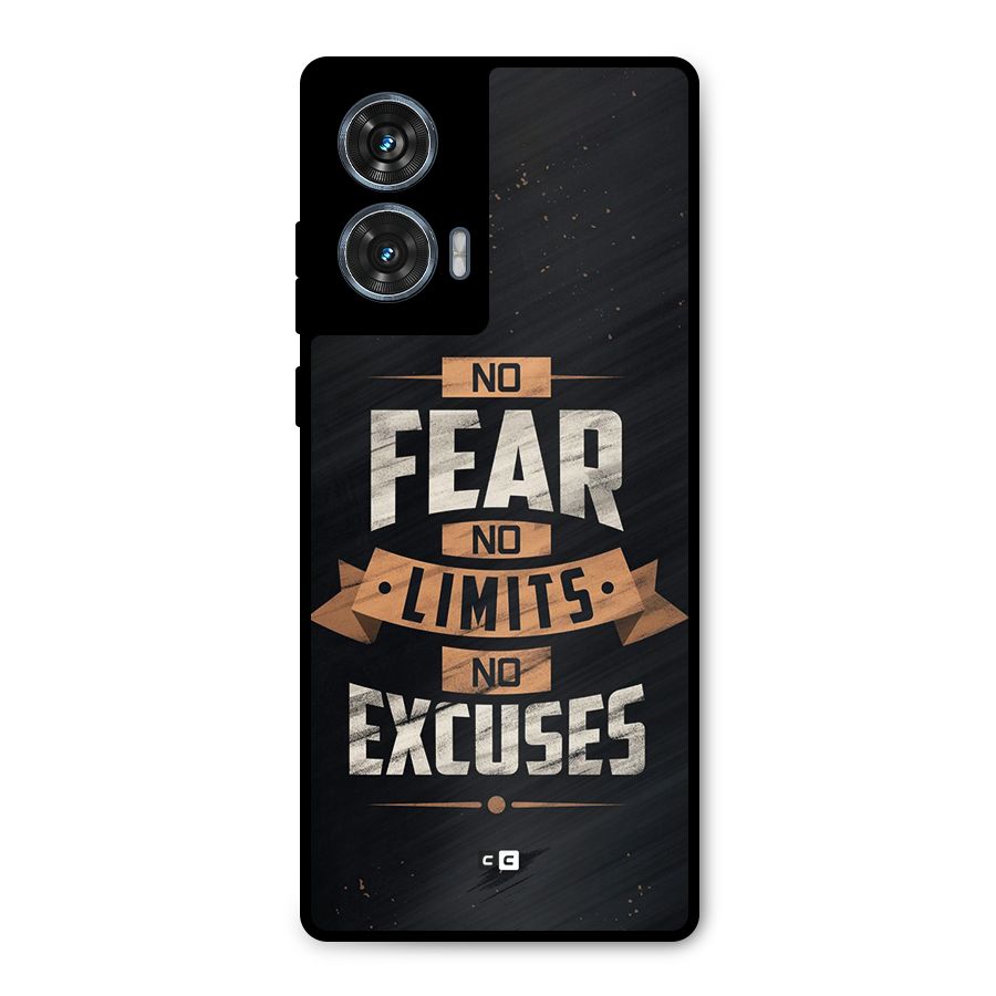 No Excuse Metal Back Case for Motorola Edge 50 Fusion