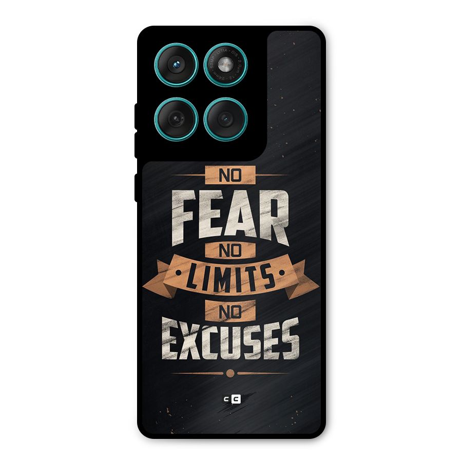 No Excuse Metal Back Case for Motorola Edge 60 Fusion