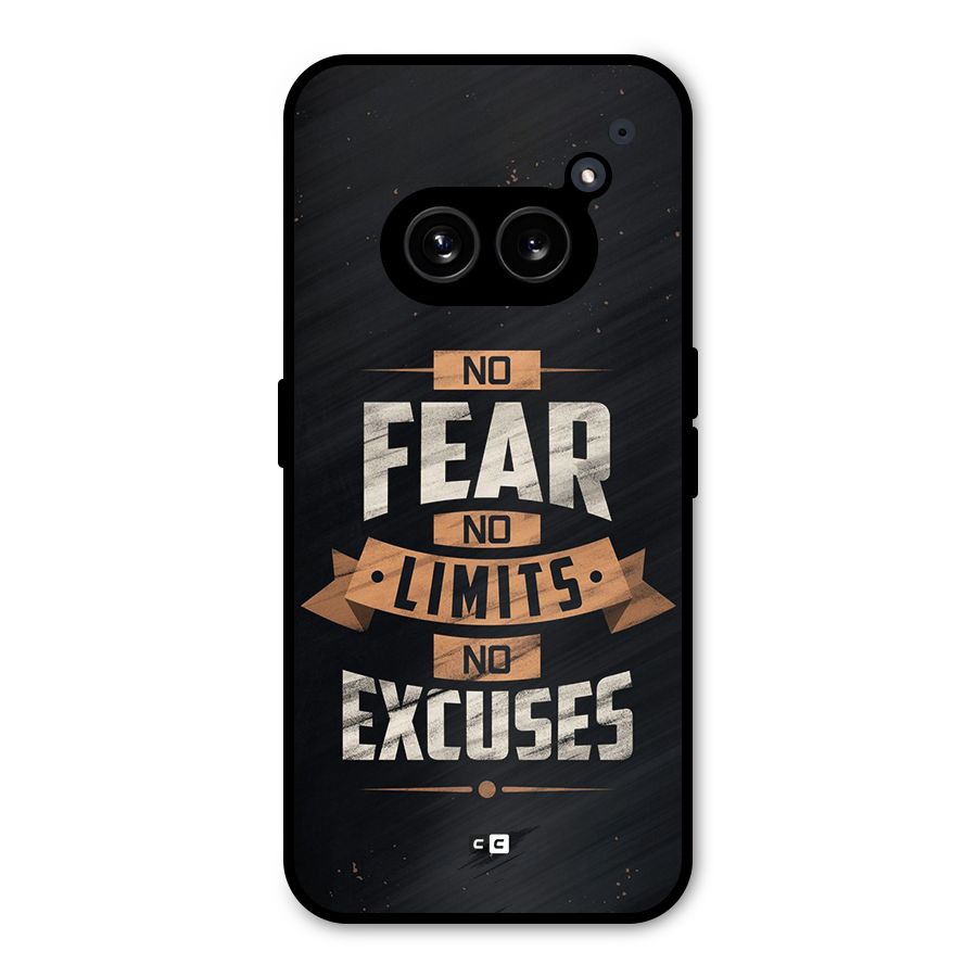 No Excuse Metal Back Case for Nothing Phone 2a Plus