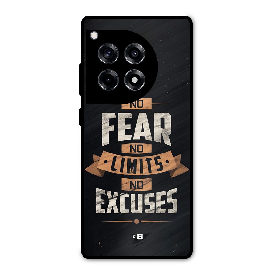 No Excuse Metal Back Case for OnePlus 12R