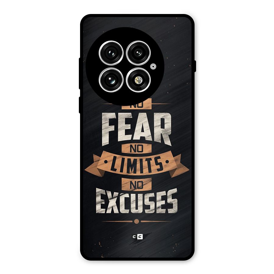 No Excuse Metal Back Case for OnePlus 13