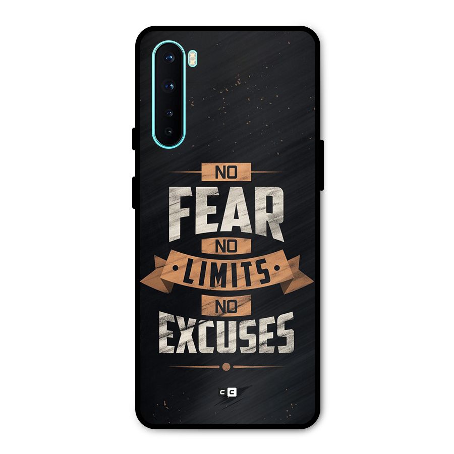 No Excuse Metal Back Case for OnePlus Nord