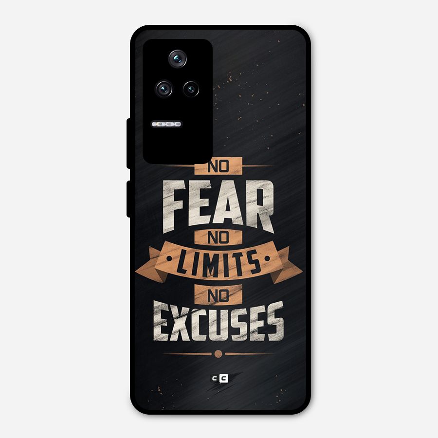 No Excuse Metal Back Case for Poco F4 5G