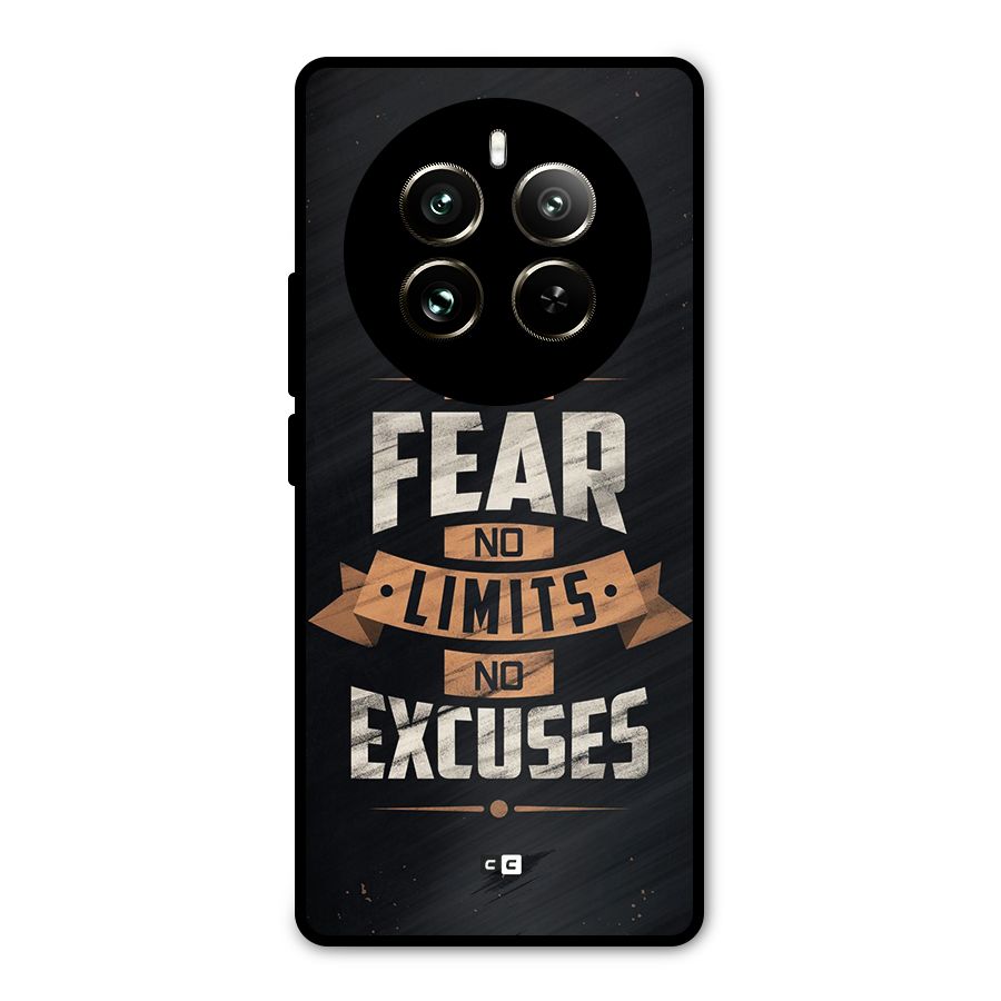 No Excuse Metal Back Case for Realme 12 Pro