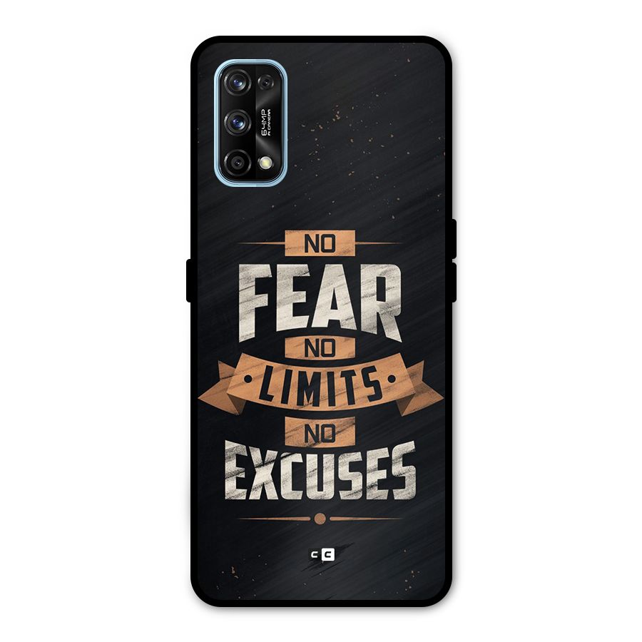 No Excuse Metal Back Case for Realme 7 Pro