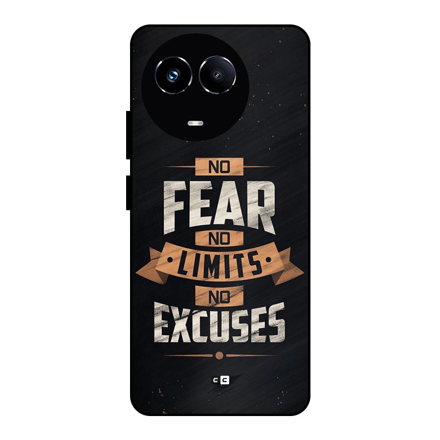 No Excuse Metal Back Case for Realme Narzo 60X