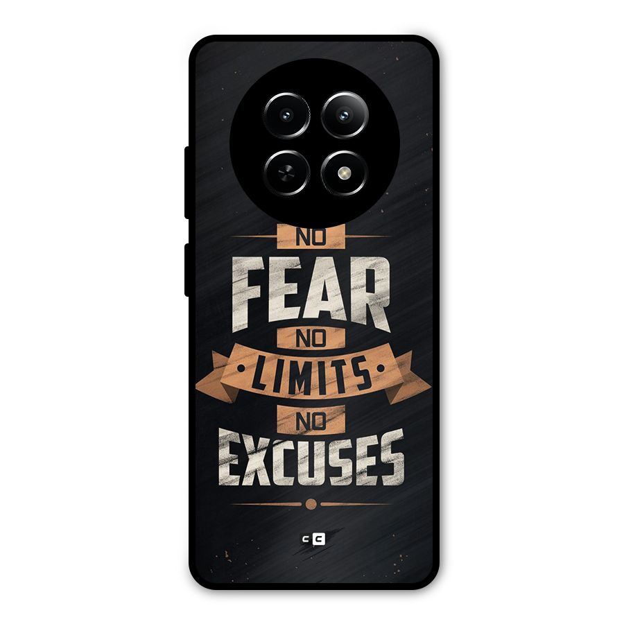 No Excuse Metal Back Case for Realme Narzo N65