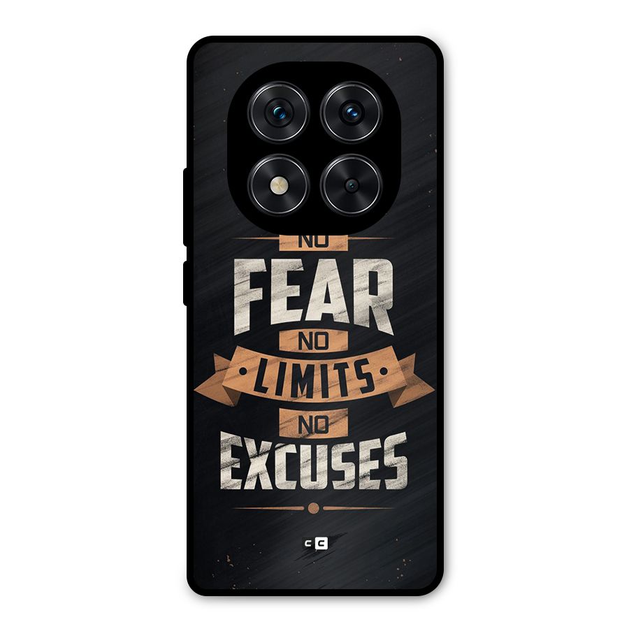 No Excuse Metal Back Case for Redmi Note 14 Pro 5G