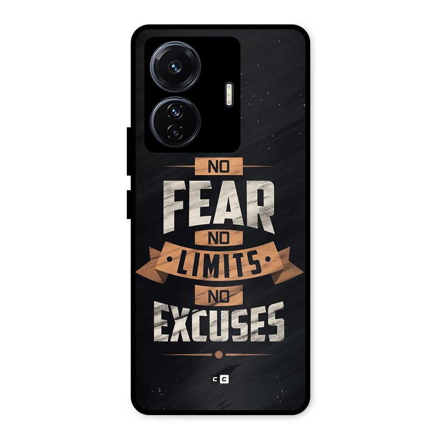 No Excuse Metal Back Case for Vivo T1 Pro