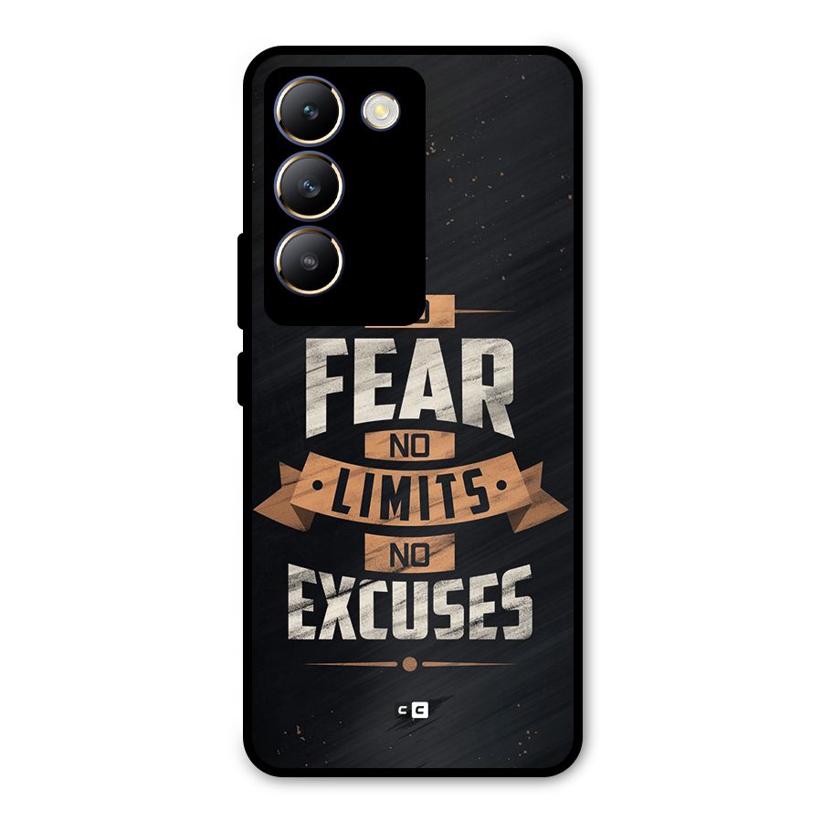 No Excuse Metal Back Case for Vivo T3 5G