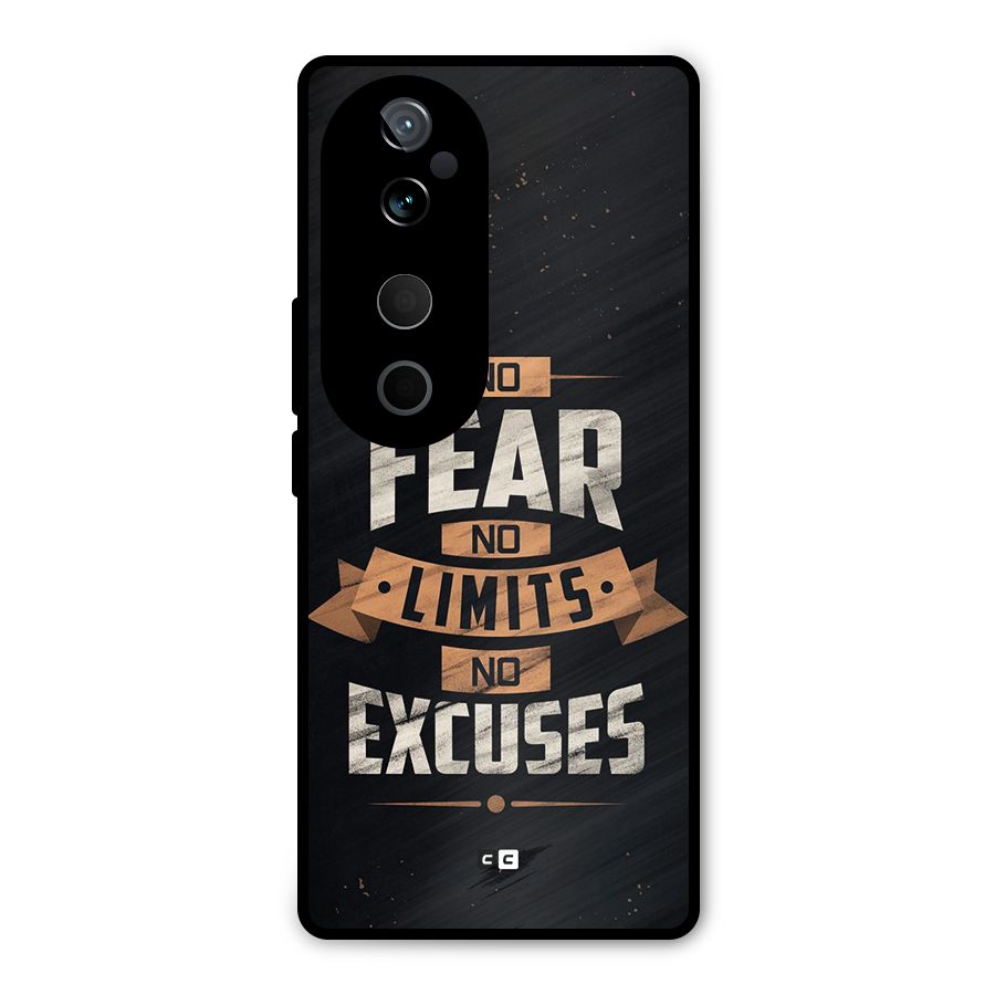 No Excuse Metal Back Case for Vivo T3 Ultra