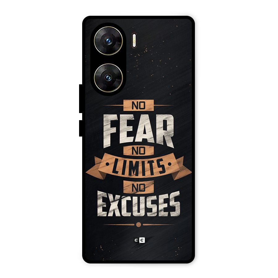 No Excuse Metal Back Case for Vivo V29e