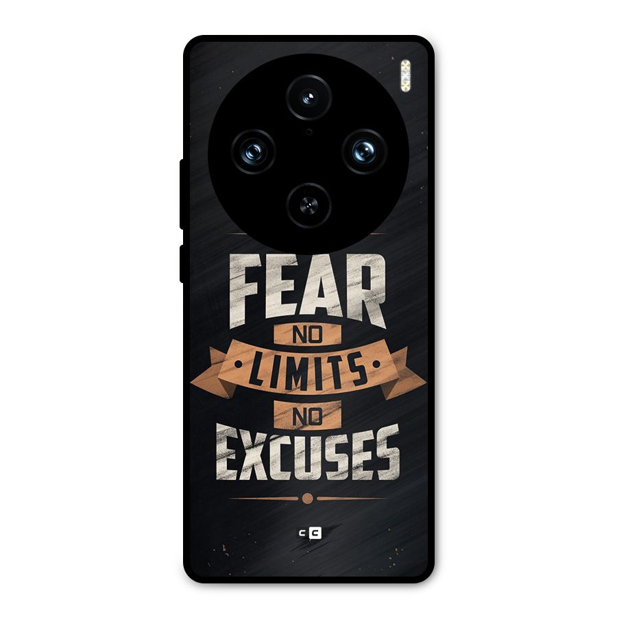 No Excuse Metal Back Case for Vivo X100 Pro