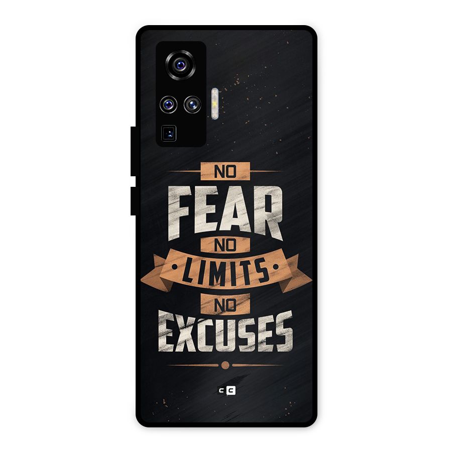 No Excuse Metal Back Case for Vivo X50 Pro