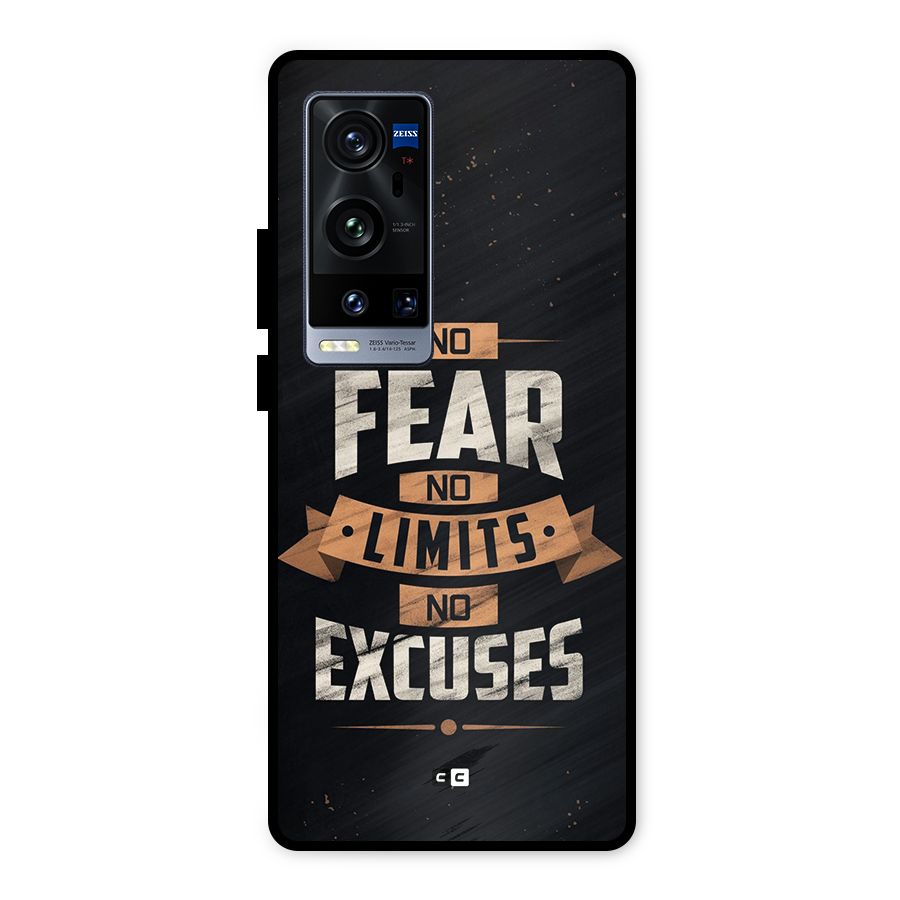 No Excuse Metal Back Case for Vivo X60 Pro Plus