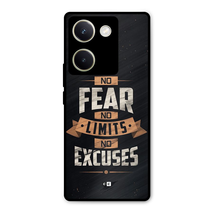 No Excuse Metal Back Case for Vivo Y200 Pro