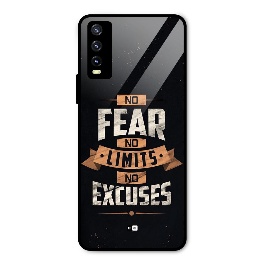 No Excuse Metal Back Case for Vivo Y20g