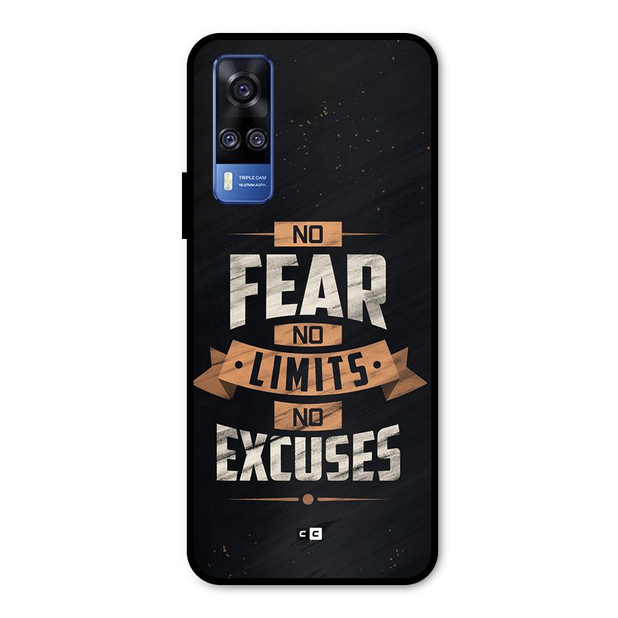 No Excuse Metal Back Case for Vivo Y31