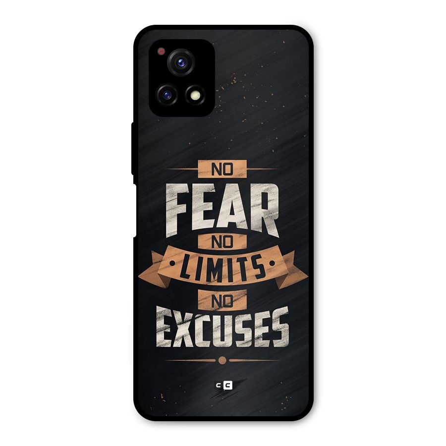 No Excuse Metal Back Case for Vivo Y72 5G