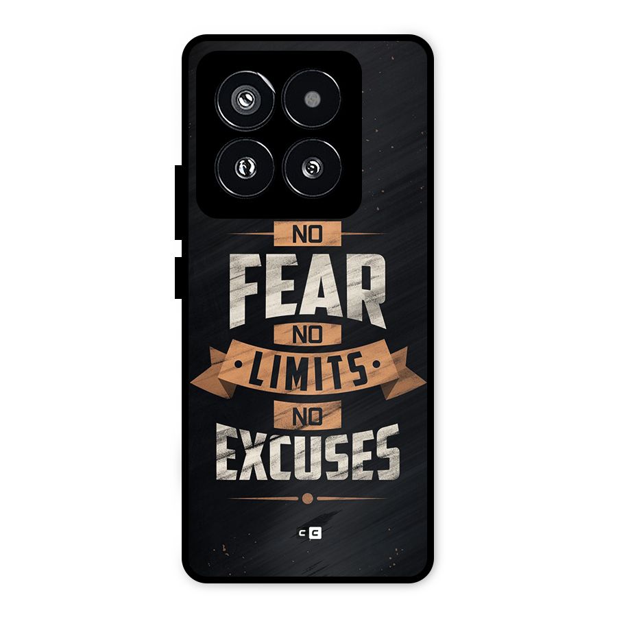 No Excuse Metal Back Case for Xiaomi 14 Pro