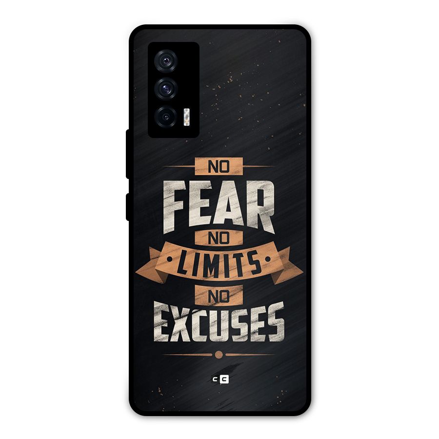 No Excuse Metal Back Case for iQOO 7 5G