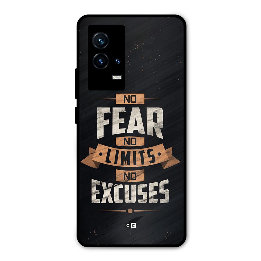No Excuse Metal Back Case for iQOO 9 5G