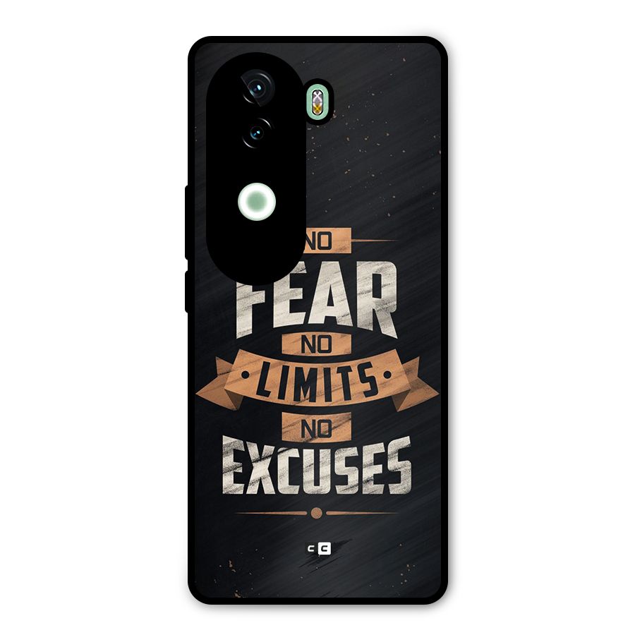 No Excuse Metal Back Case for iQOO Z9s