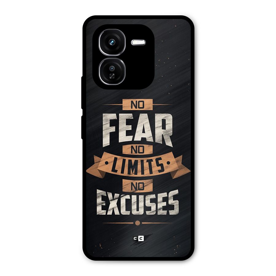 No Excuse Metal Back Case for iQOO Z9x