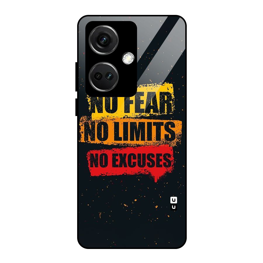 No Fear No Limits Glass Back Case for OnePlus Nord CE 3 5G
