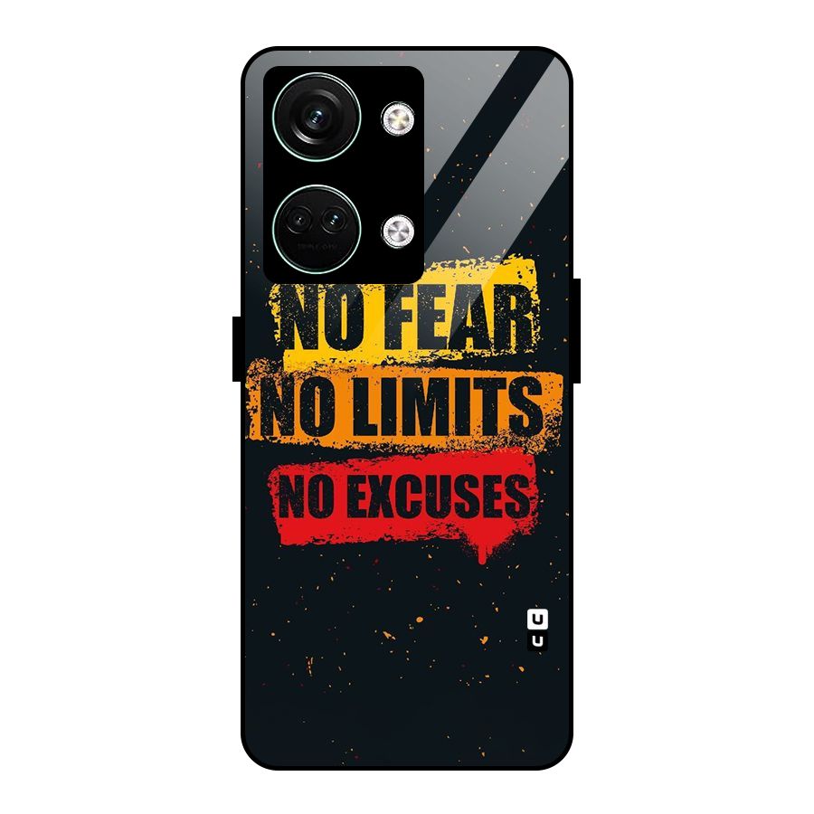 No Fear No Limits Glass Back Case for Oneplus Nord 3