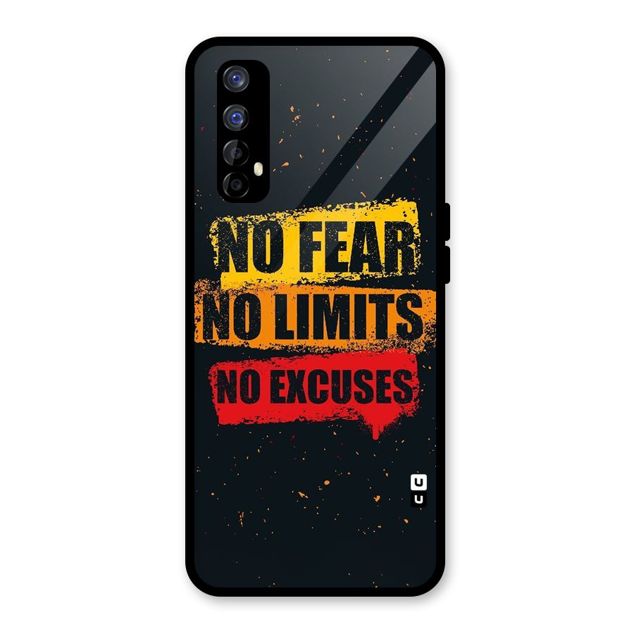 No Fear No Limits Glass Back Case for Realme Narzo 20 Pro