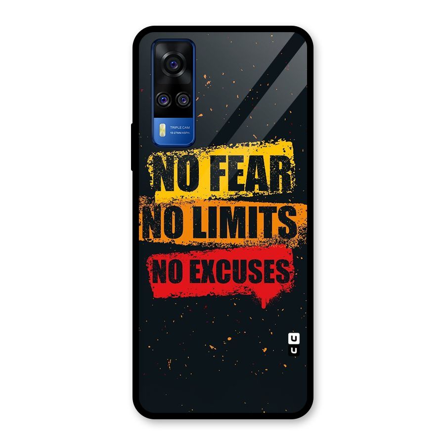 No Fear No Limits Glass Back Case for Vivo Y31