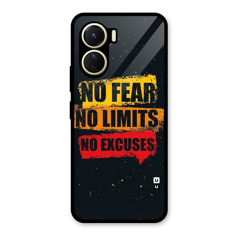 No Fear No Limits Glass Back Case for Vivo Y56