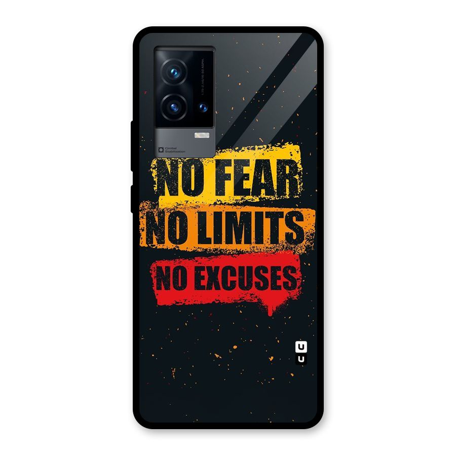 No Fear No Limits Glass Back Case for iQOO 9 5G