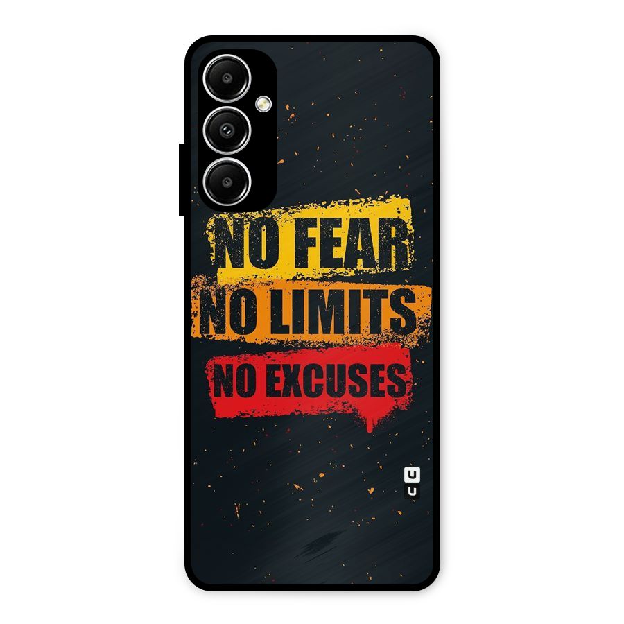 No Fear No Limits Metal Back Case for Galaxy A05s