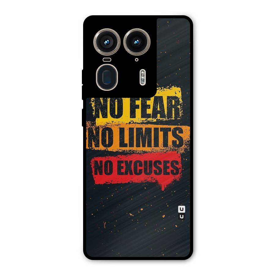 No Fear No Limits Metal Back Case for Motorola Edge 50 Ultra